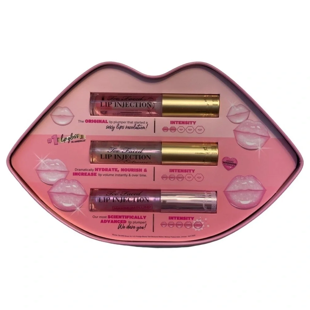 Too Faced Lip Injection Plumping Gloss 3-Piece Set NEW